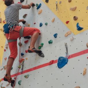 EDELRID OHMEGA v prvním postupovém jištění