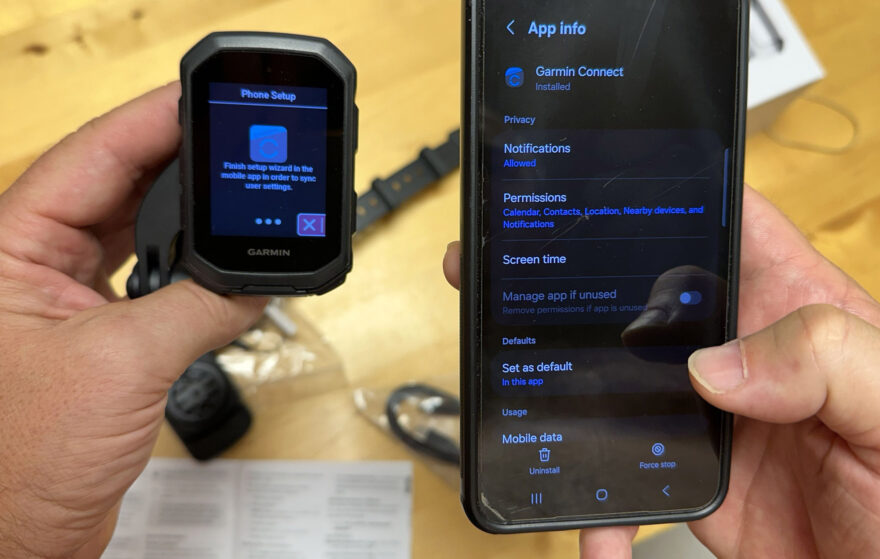 Nastavení oznámení Garmin EDGE MTB v Garmin Connect