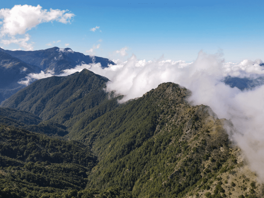 Přechod největšího tchajwanského parku Yushan