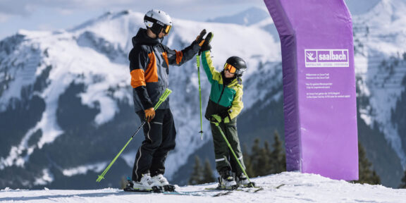 S rodinou do Skicircus Saalbach Hinterglemm Leogang Fieberbrunn