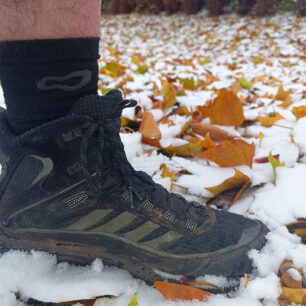 Testování modelu MOAB SPEED 2 THERMO MID WATERPROOF proběhlo i na sněhu