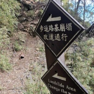 Přechod největšího tchajwanského parku Yushan