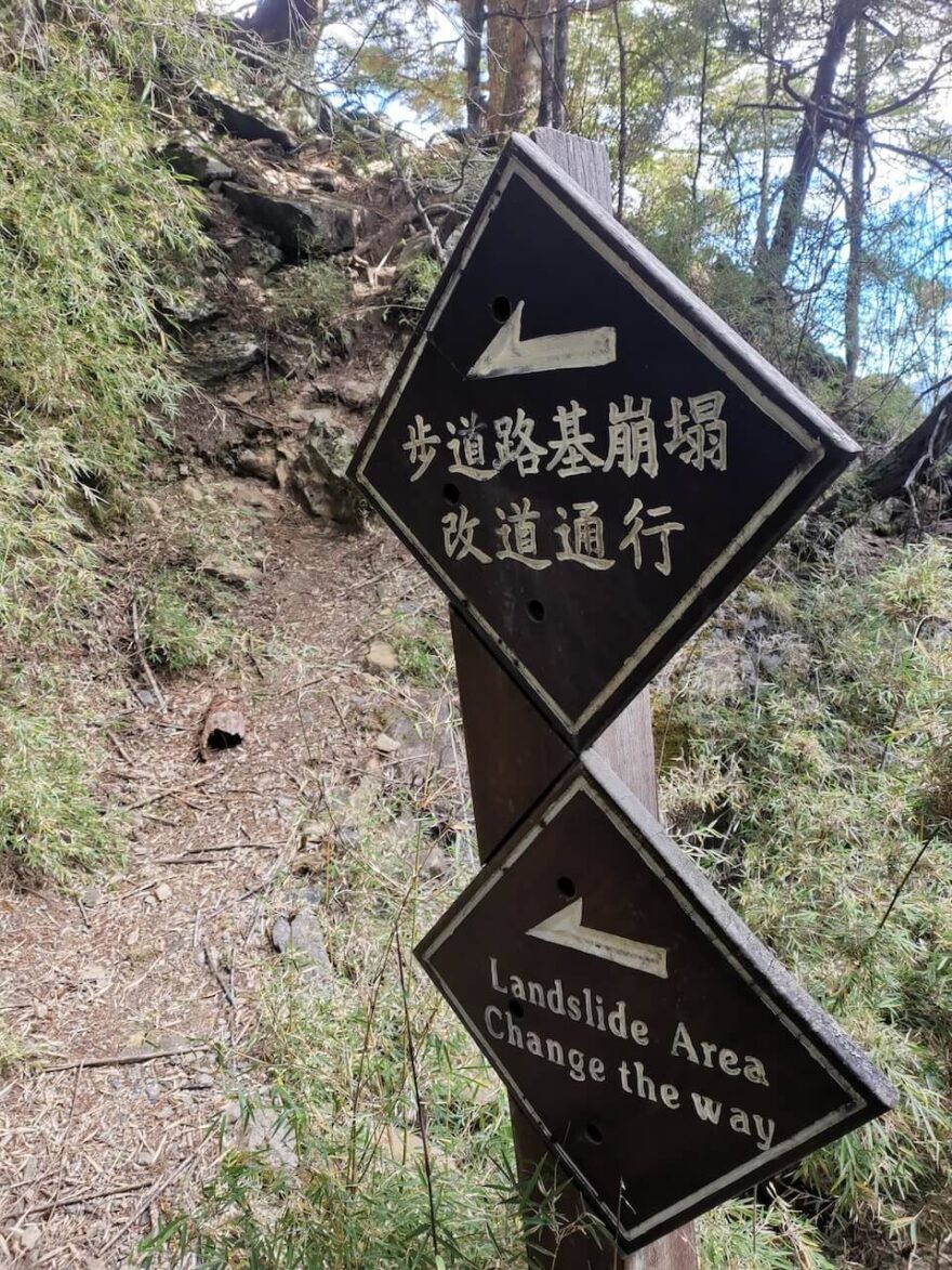 Přechod největšího tchajwanského parku Yushan