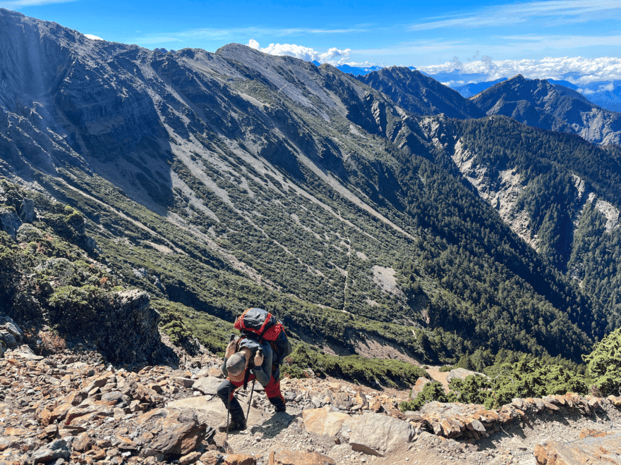 Přechod největšího tchajwanského parku Yushan