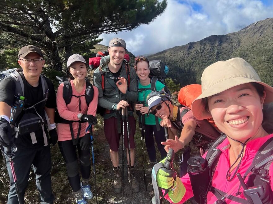 Přechod největšího tchajwanského parku Yushan