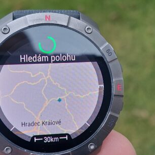 Hledání GPS signálu bylo vždy nadprůměrně rychlé- POLAR GRIT X2 PRO
