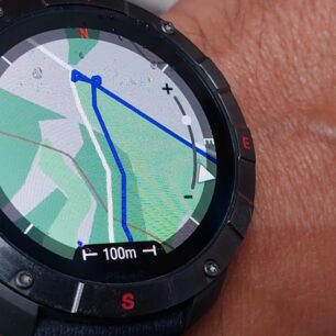 Odchylka mezi záznamem trasy a opravdovým pohybem po cestě - POLAR GRIT X2 PRO