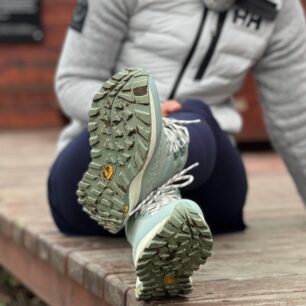 Značková podešev VIBRAM MEGAGRIP funguje skvěle a barevně ladí i se svrškem - NORTHFINDER GAIRU