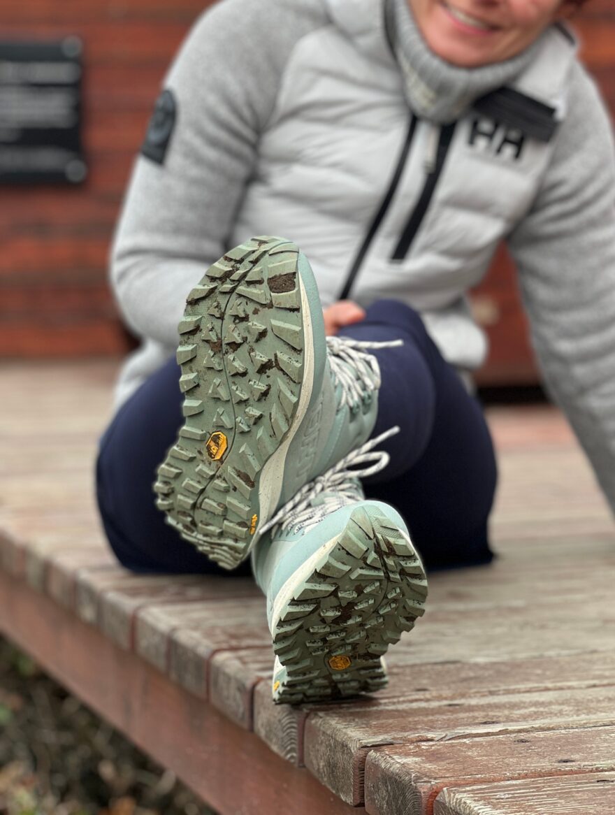 Značková podešev VIBRAM MEGAGRIP funguje skvěle a barevně ladí i se svrškem - NORTHFINDER GAIRU