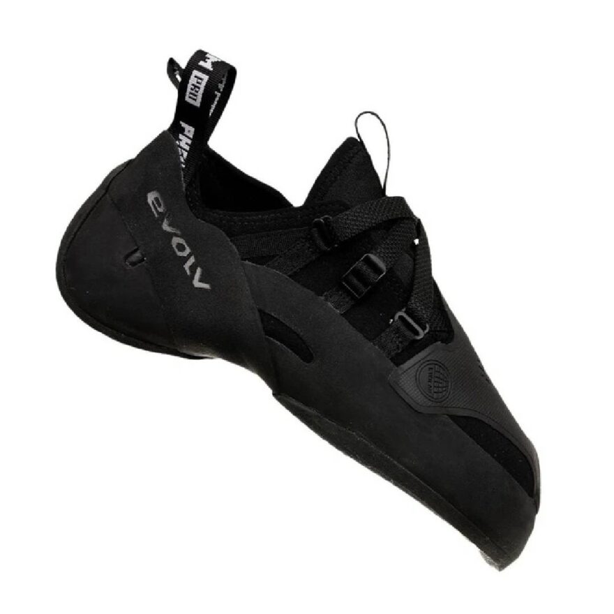 Perfektní stahování fixuje skvěle nohu v lezečce a nedovolí rotaci nohy v ní - EVOLV PHANTOM PRO MV-LV