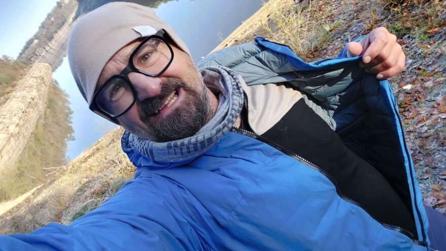 Drtič mrazu na zmrzlém Orlíku - SENSOR MERINO EXTREME UP