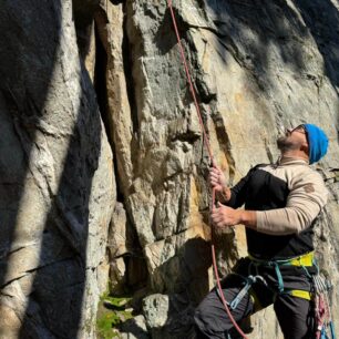 Podzimní skalkaření a testováni odolnosti při lezení - SENSOR MERINO EXTREME UP