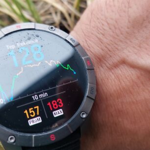 Čtvrtý infopanel při aktivitě BĚH - POLAR GRIT X2 PRO