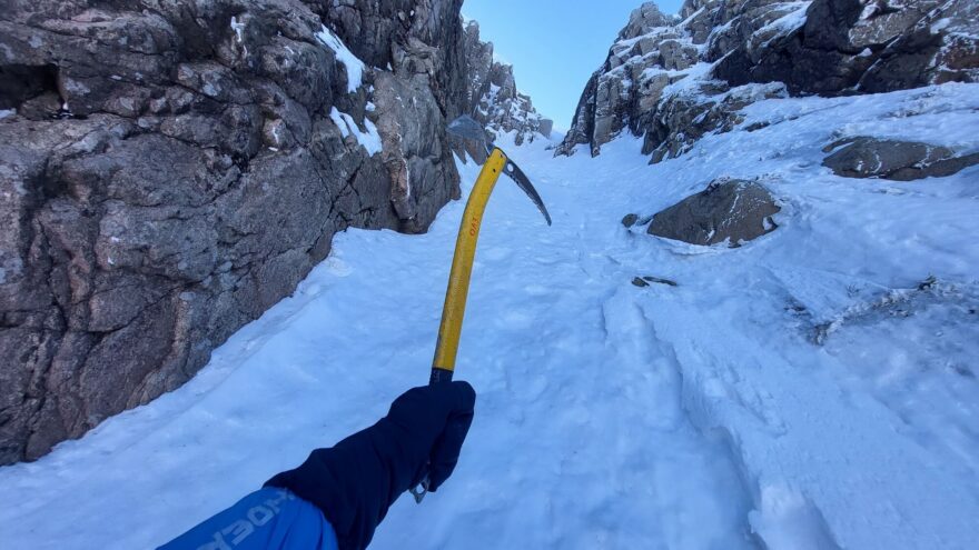 Ideální terén pro použití převlekových rukavic WARMPEACE PALČÁKY