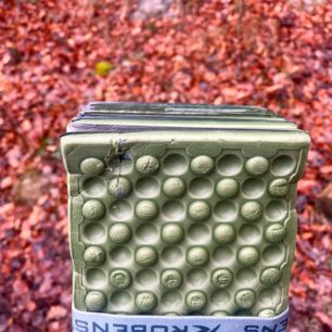 Výsledek opravy pěnové karimatky