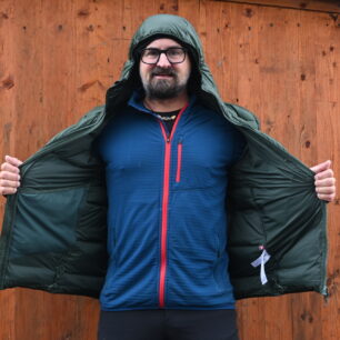 Péřovka ZAJO ALTO MEN'S WINTER DOWN JACKET je takto podšívaná