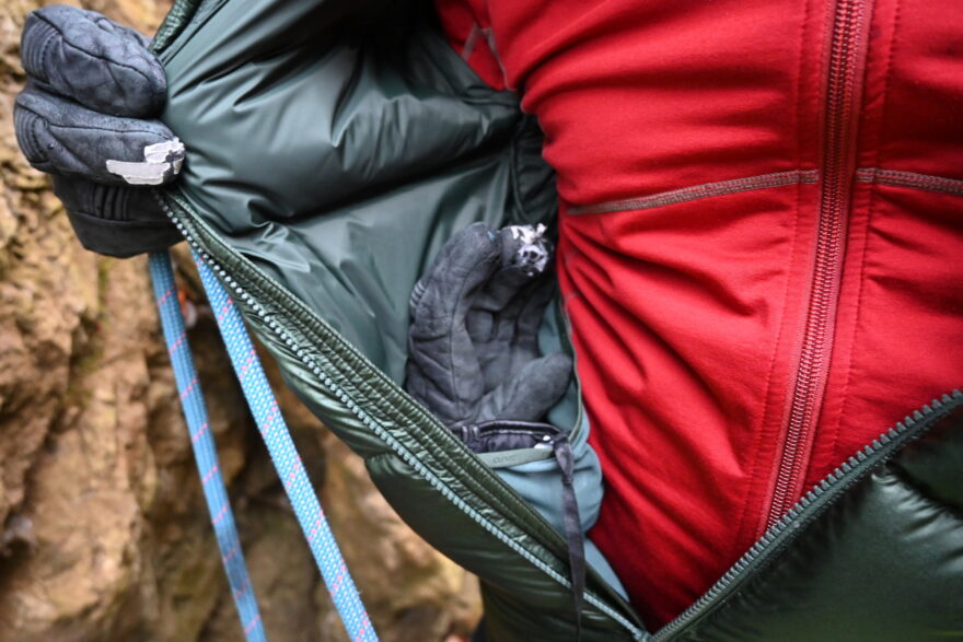 Vnitřní síťovaná kapsa na čepici nebo rukavice - ZAJO ALTO MEN'S WINTER DOWN JACKET