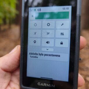 Menu jako v telefonu, jednoduché, přehledné