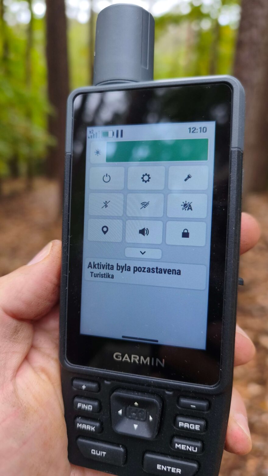 Menu jako v telefonu, jednoduché, přehledné