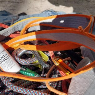 Repelent Sjö&Hav s aplikací roll-on se skvěle hodil pro lezení