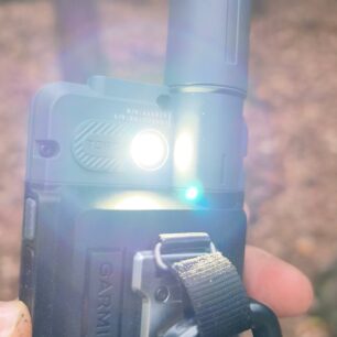 Zadní svítilna je překvapivě silná - GPSMAP® H1