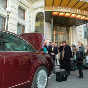 Messner v Karlových Varech na festivalu Tourfilm 2005
