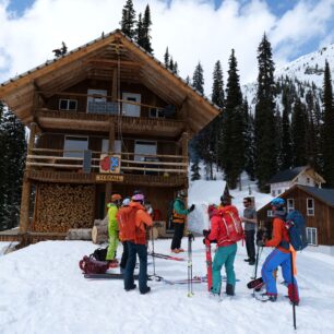 Icefall Traverse a skialp v Britské Kolumbii. Kanadská varianta skialpinistické Haute Route bez lidí