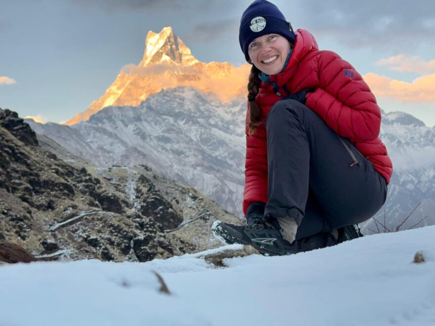 Mája Šnajdrová, testerka Altra Lone Peak 9+ GTX