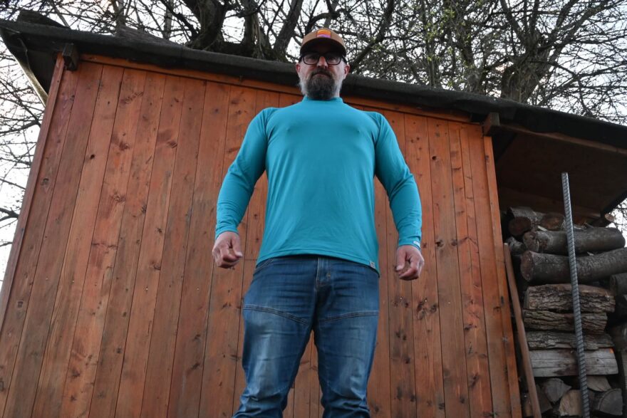 Čelní pohled na triko Nanosilver Ultralight