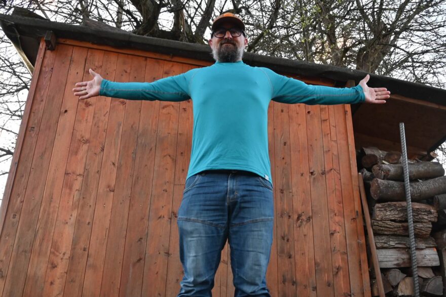 Triko se nijak nevyhrnuje - Nanosilver Ultralight