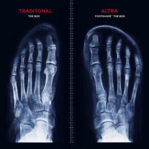 Mnoho výrobců na trh dodává tzv. širokou (wide) verzi boty. Široká špička však označuje pouze šířku pod ploskou nohy, neznamená, že má tvar přirozeně kopírující tvar předku nohy.