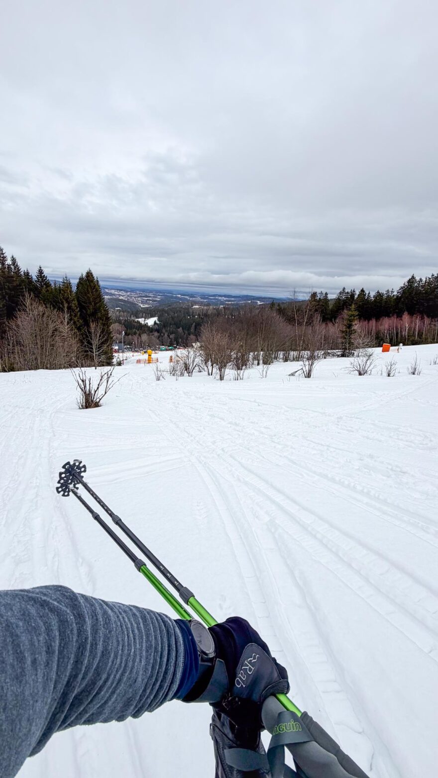 Pinguin Light TL během testování na skialpech