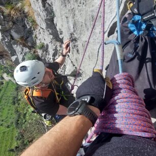 Testování lana TENDON ANNIVERSAL 9,5 v italském Arcu