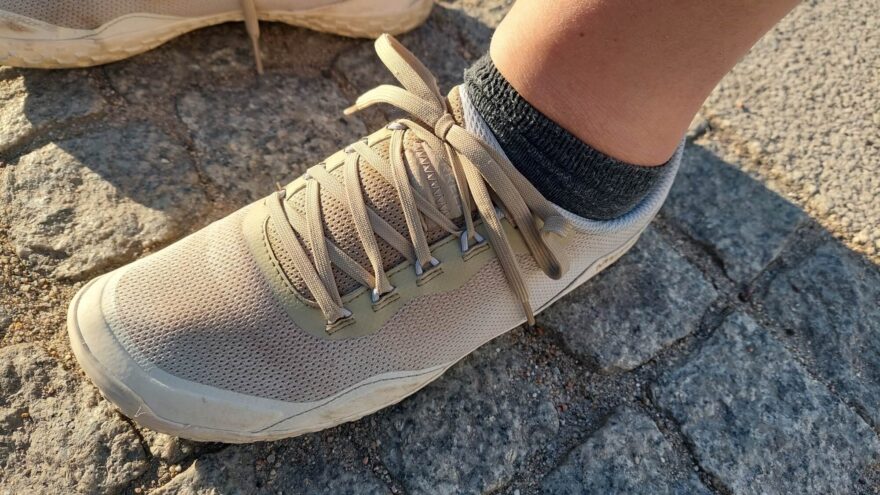 Boty Merrell Vapor Glove 7 zvládly i celodenní chození po městské dlažbe