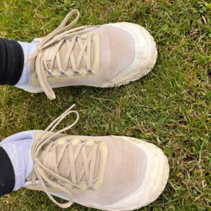 I špička bot Merrell Vapor Glove 7 nezůstala úplně bez ochrany