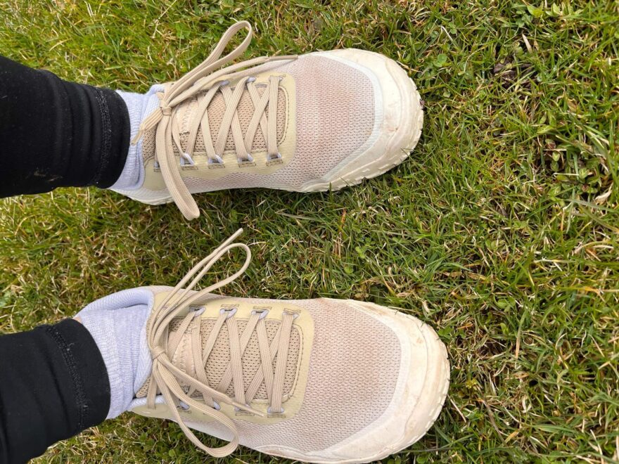 I špička bot Merrell Vapor Glove 7 nezůstala úplně bez ochrany