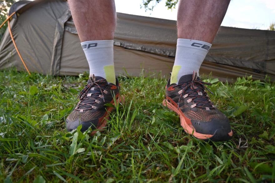 Délka ponožek CEP HIKING LIGHT CUSHION COMPRESSION SOCKS MID CUT