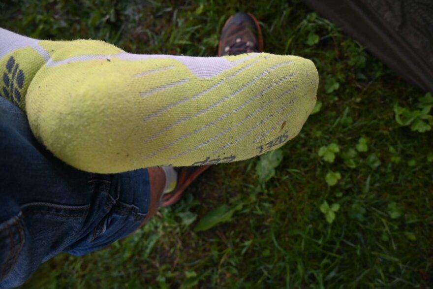 Detail šlapky ponožek CEP HIKING LIGHT CUSHION COMPRESSION SOCKS MID CUT
