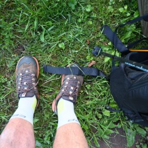 Ponožky obstály i při vícedenním treku - CEP HIKING LIGHT CUSHION COMPRESSION SOCKS MID CUT