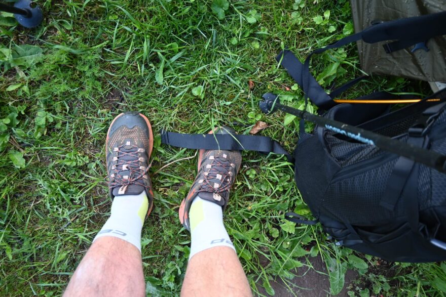 Ponožky obstály i při vícedenním treku - CEP HIKING LIGHT CUSHION COMPRESSION SOCKS MID CUT