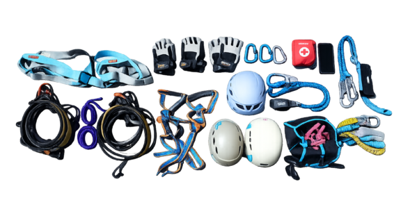 Gearlist ferrata – vybavení na zajištěné cesty