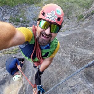 Via ferrata E - testování trika CRAZY SHIRT VIPER MAN