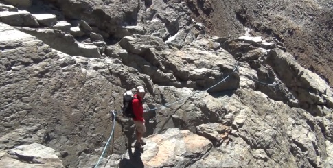 Náročné pasáže jsou zajištěny