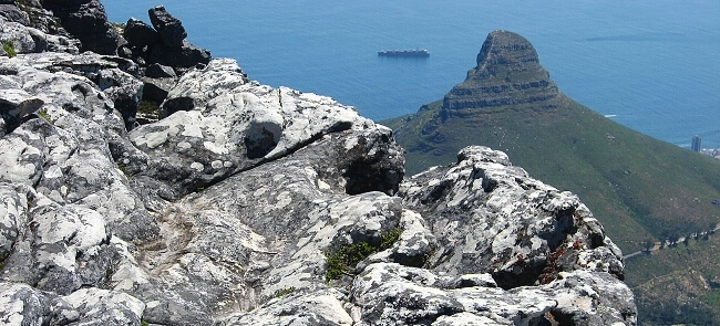 Pohled ze stolové hory