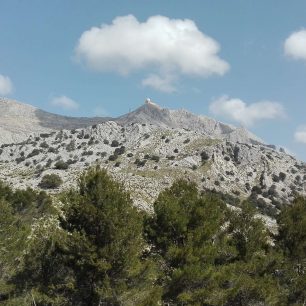 Nejvyšší hora Mallorky Puig Major.
