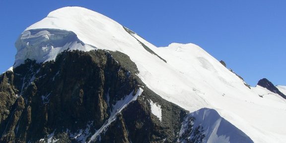 Výstup na snadnou čtyřtisícovku Breithorn ve Walliských Alpách