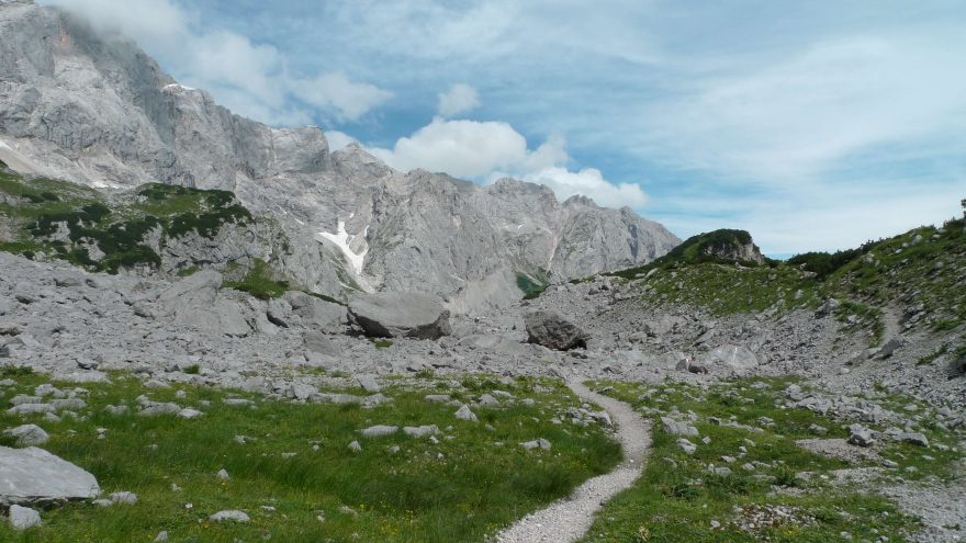 Dachstein, Rundwanderweg - sedlo Tor, Aply, Rakousko