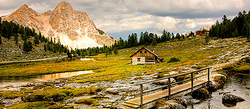 Ferata k chatě Refuge d&#8217;Envers les Aiguilles