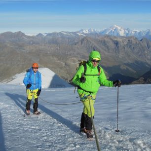 Výstup na Gran Paradiso, nejvyšší vrchol Grajských Alp.