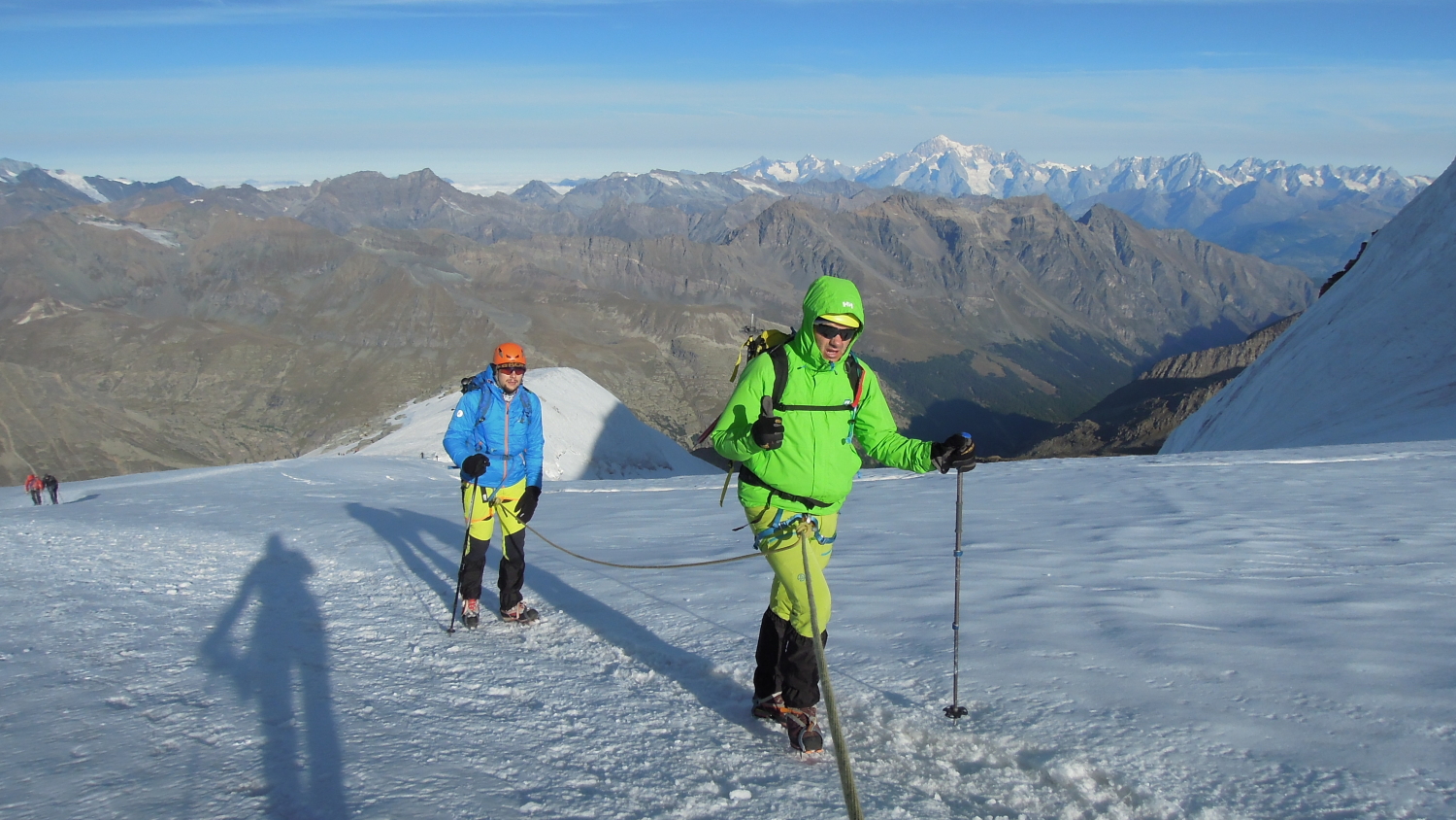 Výstup na Gran Paradiso, nejvyšší vrchol Grajských Alp.